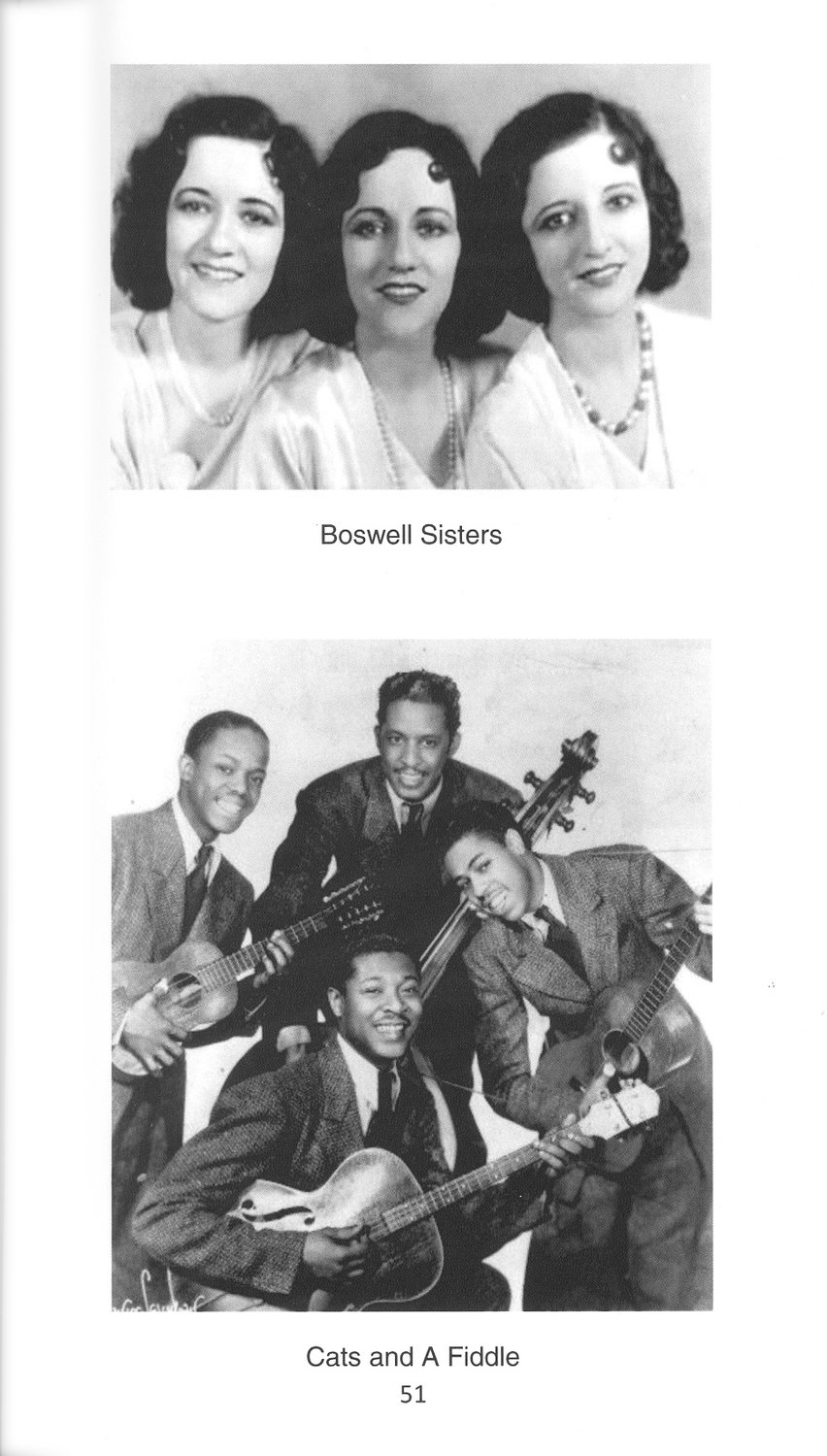 Some of the groups featured in  “In Harmony: Early Vocal Groups Remembered & Celebrated.”